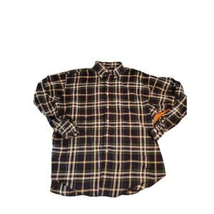 Polo Ralph Lauren Shirt Men Xl Blue Blake Pony Plaid Oxford Long Sleeve Cotton